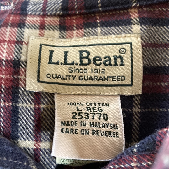 Men’s plaid, brushed cotton, button down long sleeve shirt - Picture 3 of 4